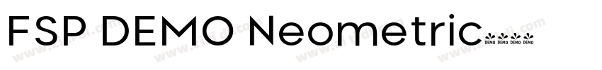 FSP DEMO Neometric字体转换 FSP DEMO Neometric字体转换